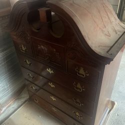 Chinese Cabinet for Sale – Dark Brown, Two-Piece Set