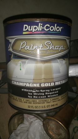 Gold metallic paint (never opened)