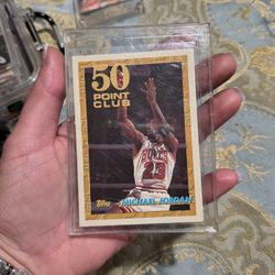 50 Point Club Michael Jordan Card
