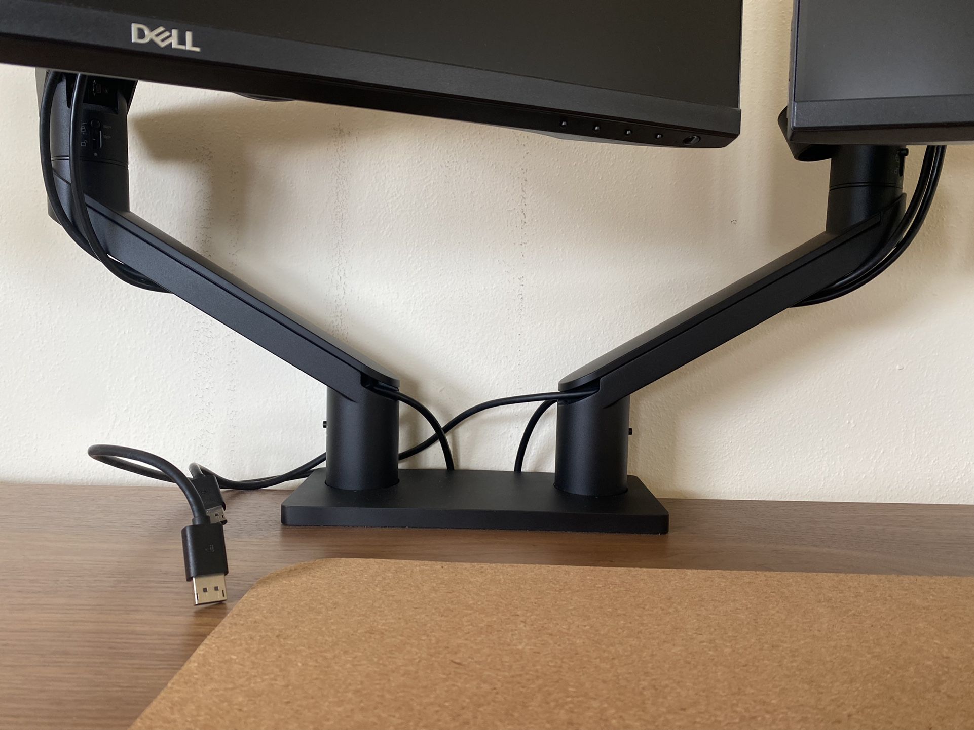 Two DELL 24” Monitors + Monitor Arm for Sale in Seattle, WA - OfferUp