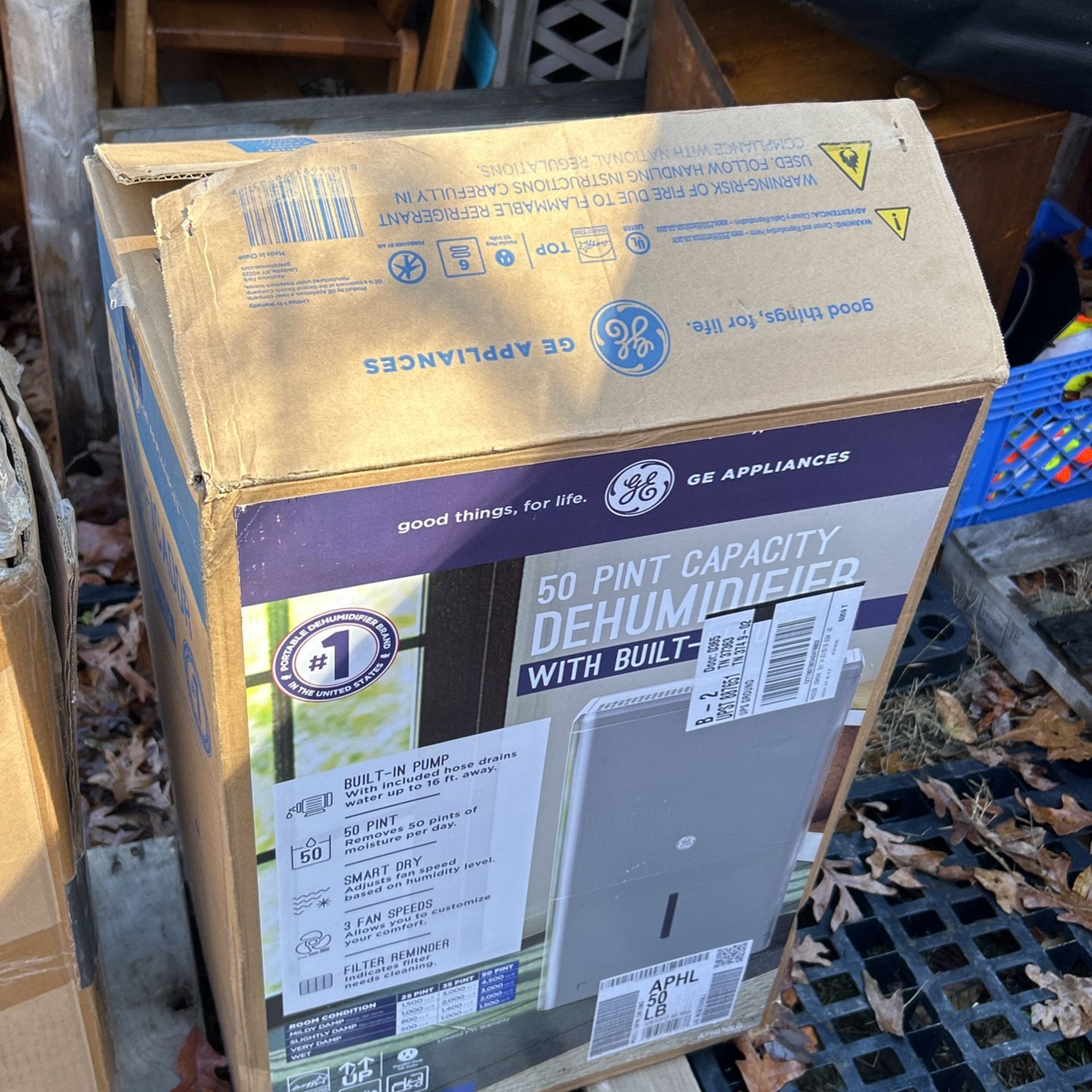 50 Pint Capacity Dehumidifier 