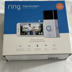 Ring Video Doorbell 2 NEW NIB Virtual 1080P HD 2-way talk Motion detector WiFi
