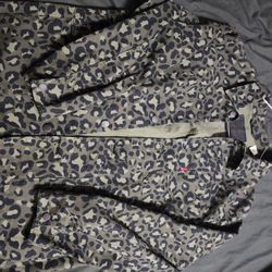 Levis Cheetah Print Jean Jacket