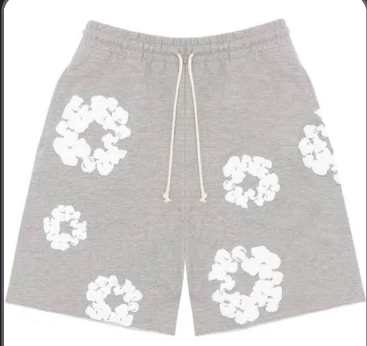 Denim Tears The Cotton Wreath Shorts 'Grey'