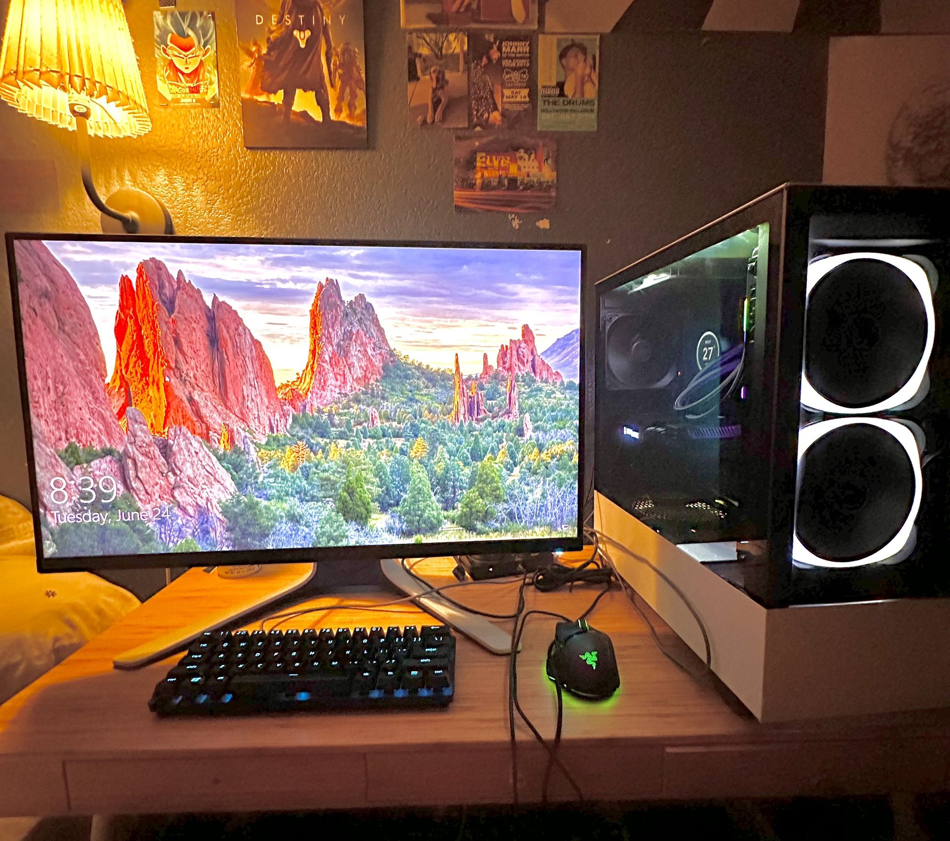 🔥Full Complete Gaming/Streaming PC Set up AMD Ryzen 9 5900x, RTX 3070 Monitor + Accessories Included!🔥