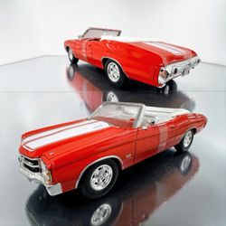 Welly 1:24 1971 Chevrolet Chevelle SS 454 Convertible Diecast NIB GM