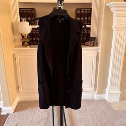 Cable & Gauge Sleeveless Black Vest Women’s