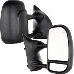 ITowing Mirrors Left & Right Pair Fits 99-07 F-250 F-350 F-450 F-550