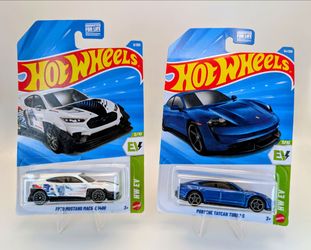 Hot Wheels HW EV 1:64 Diecast Cars Lot of 2