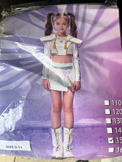 Girls K Pop Demon Hunter  Mira Costume Size 9-11