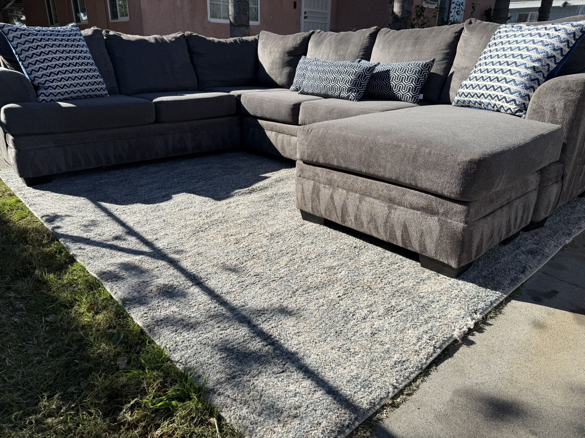 3 Piece Sectional with Reversible Chaise from Living Spaces