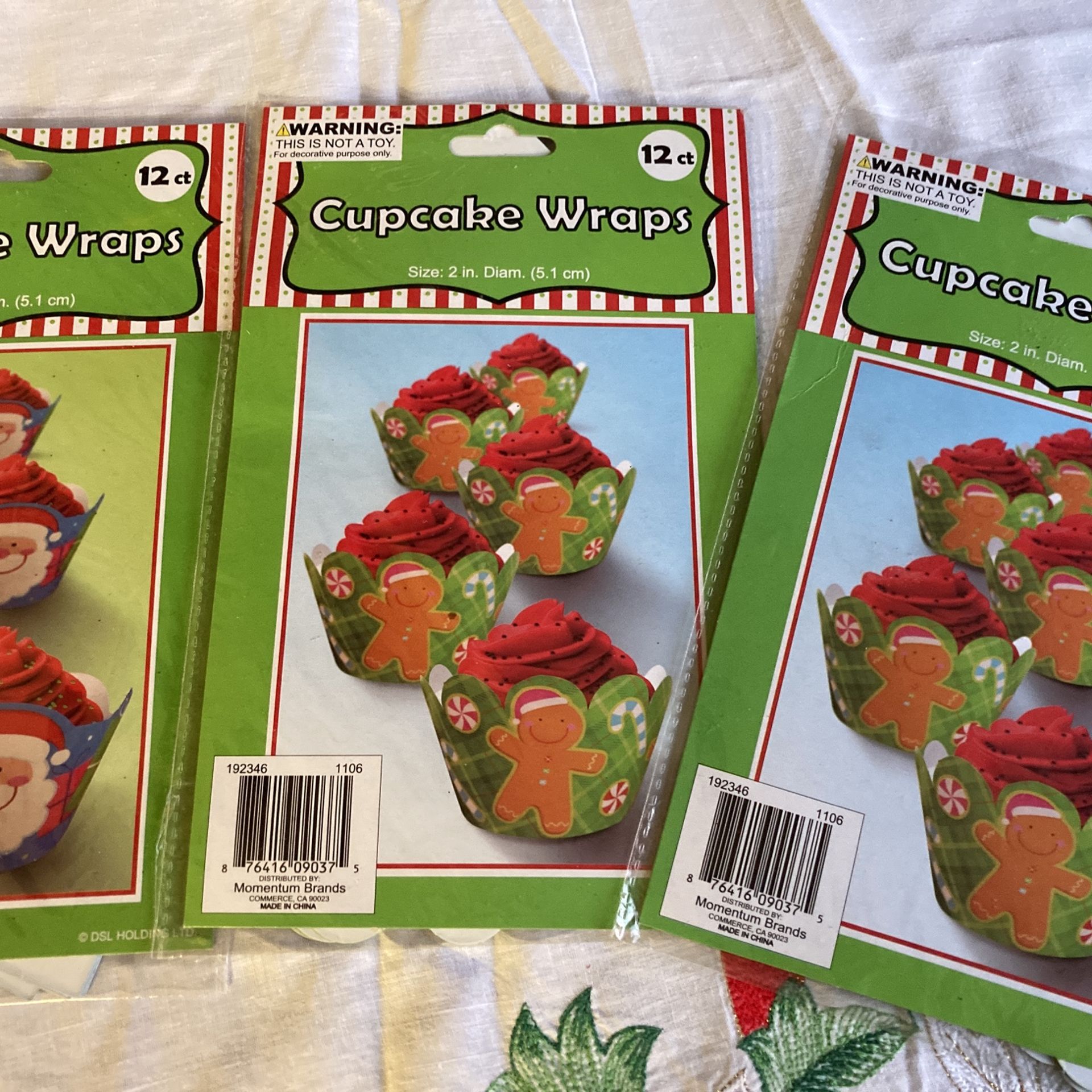 New Christmas Cupcake Wrappers