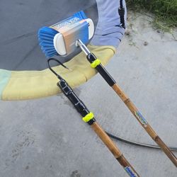 Fishing Gaff And Deck Brush Matching 