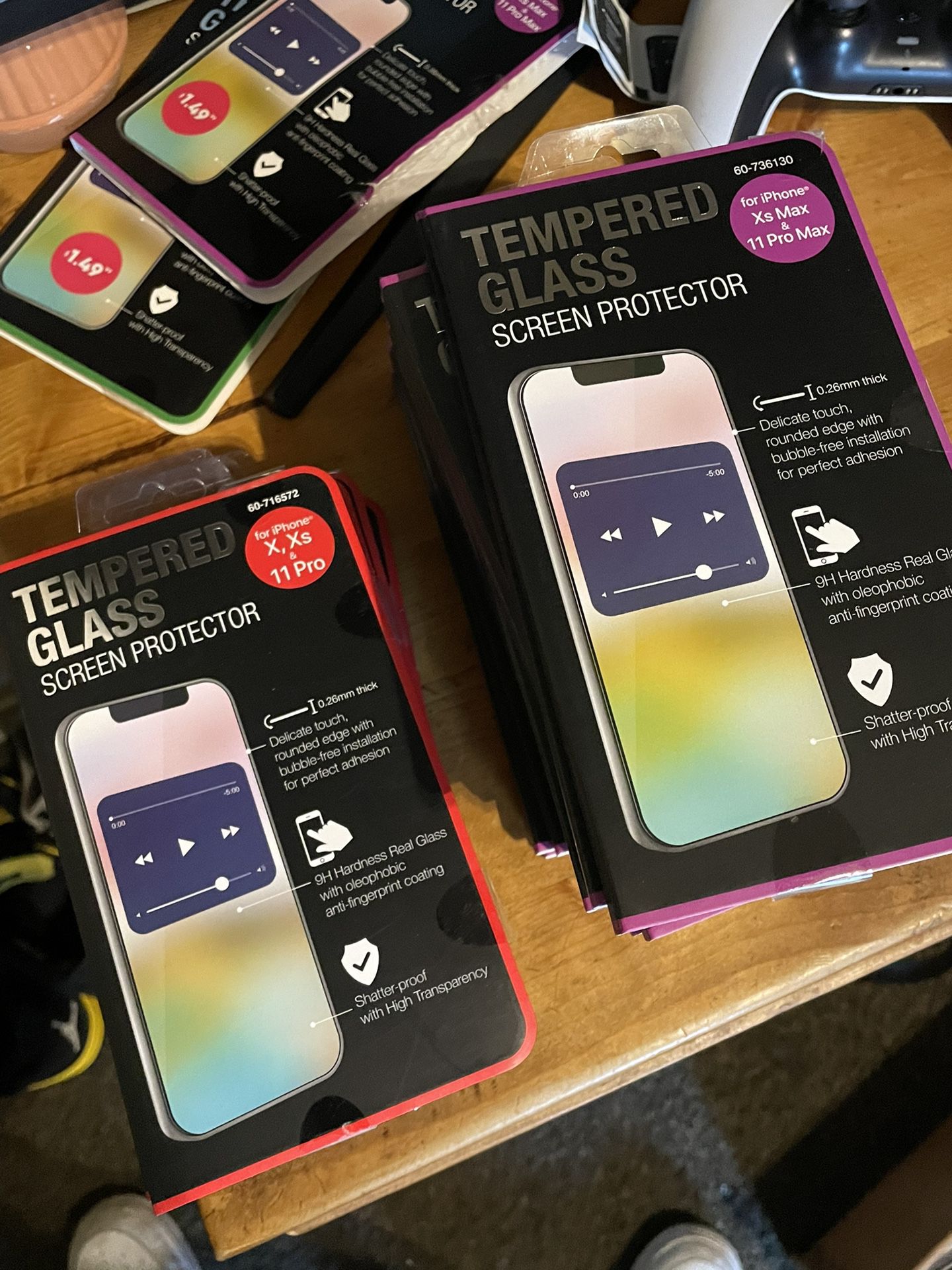 iPhone XsMax/11promax/x/and 11pro  Screen Protectors 