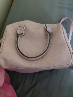 Juicy Couture Pink Embossed Satchel Bag