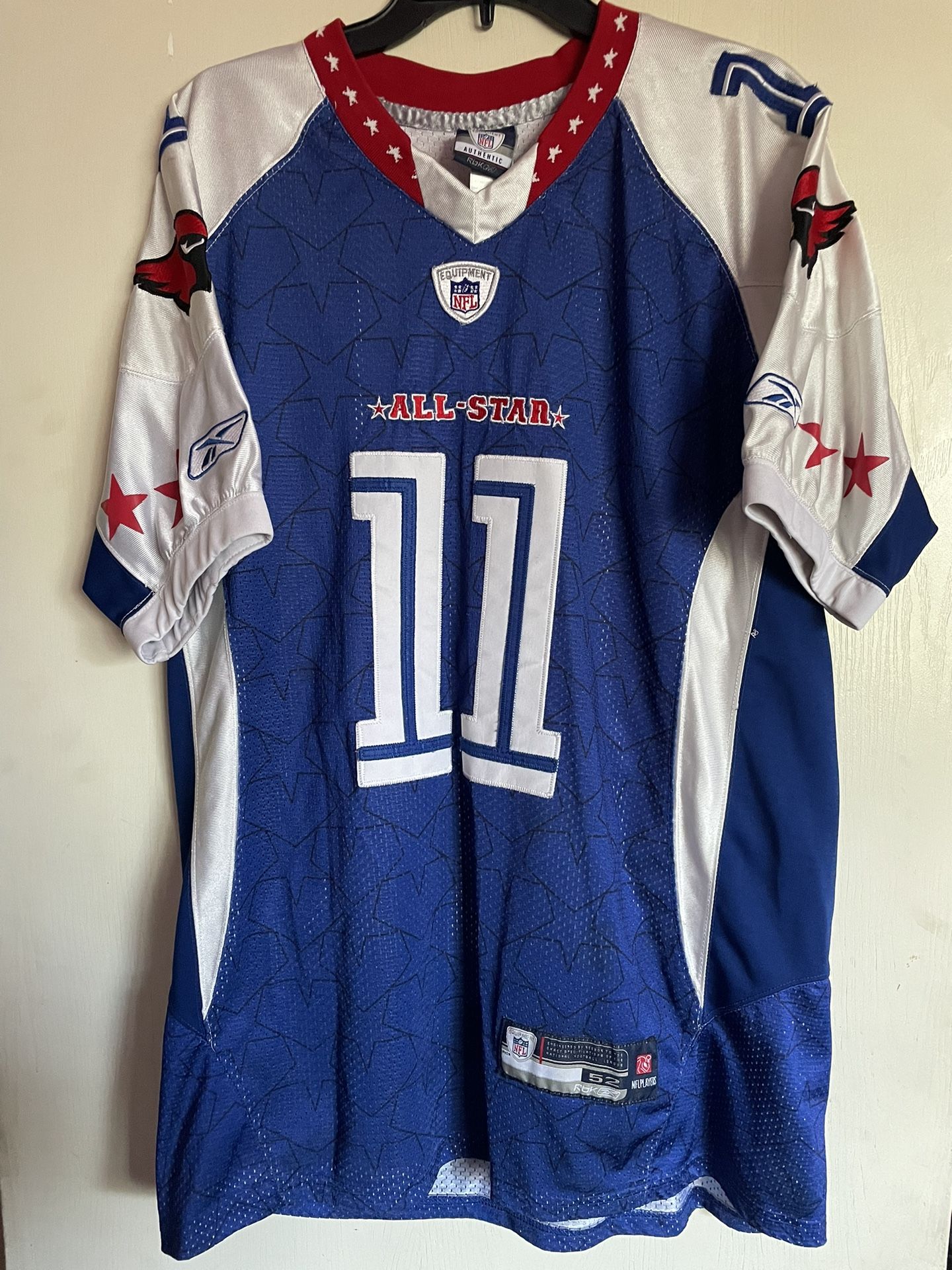 Rare NFL Reebok Arizona Cardinals Larry Fitzergald All Star Pro Bowl Jersey