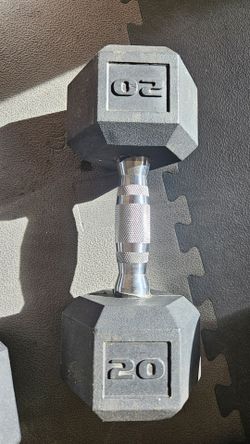 20 lb hex dumbbell