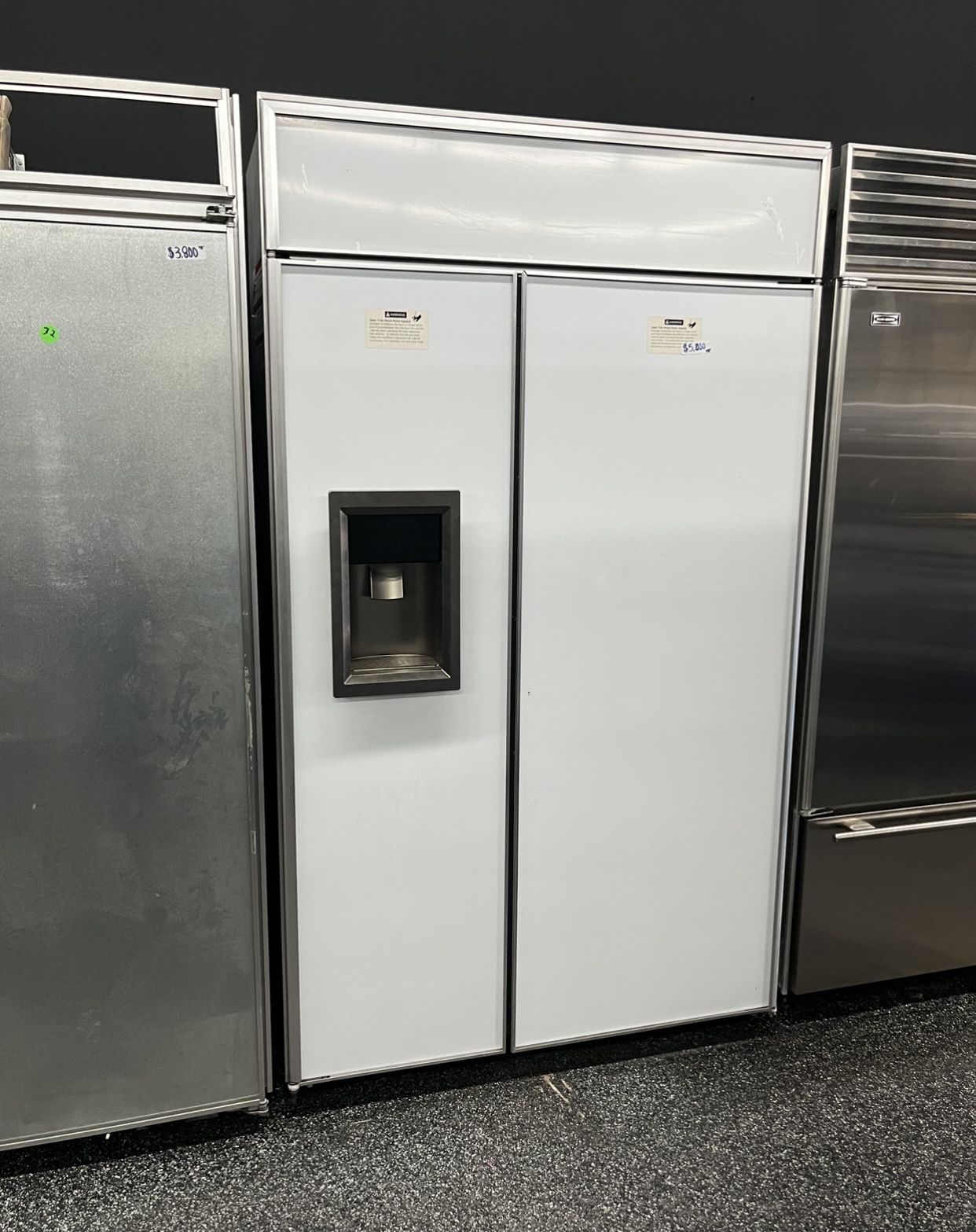 Panel Ready GE Monogram 48” Side By Side Built In Refrigerator