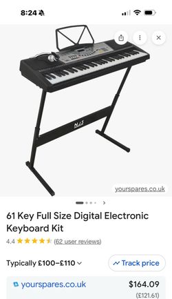 NextTech 61~Key Electronic Keyboard w Stand