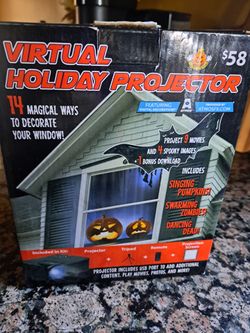 Virtual holiday projector