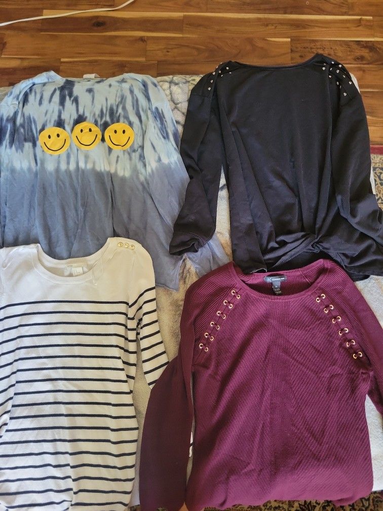 4 Long Sleeve Sweaters