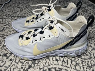 Nike React Element 55 Yellow Swoosh