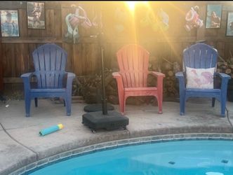 Adirondack-style Patio Chairs