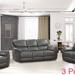 3 Pc Recliner Sectional Set