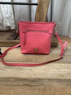Beautiful Coral Pink Dooney And Burke Crossbody