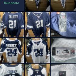 Cowboys Jersey, Duffel Bag, And Pennants 