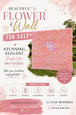 Flower wall for sale