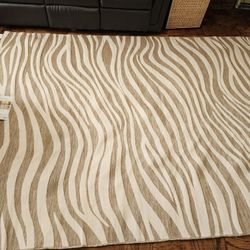 Like New 7 X 10 Indoor/outdoor Area Rug 