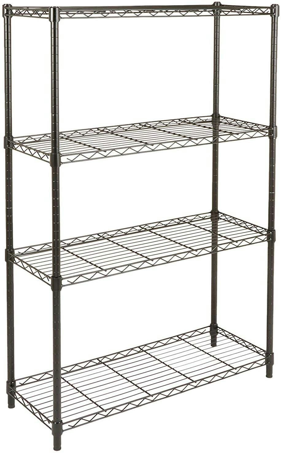 4-Shèlf Adjustable Stòràgè Shèlvès