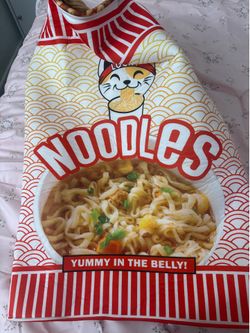 Noodle costume fits big kids and young adult