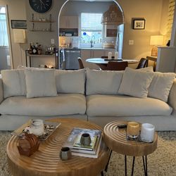 25Home Aalto Boutique Beige Feather Loveseat
