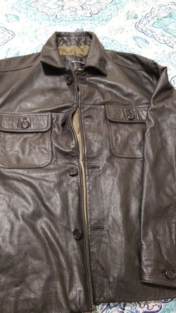MENS JACKET LATHER SIZE M