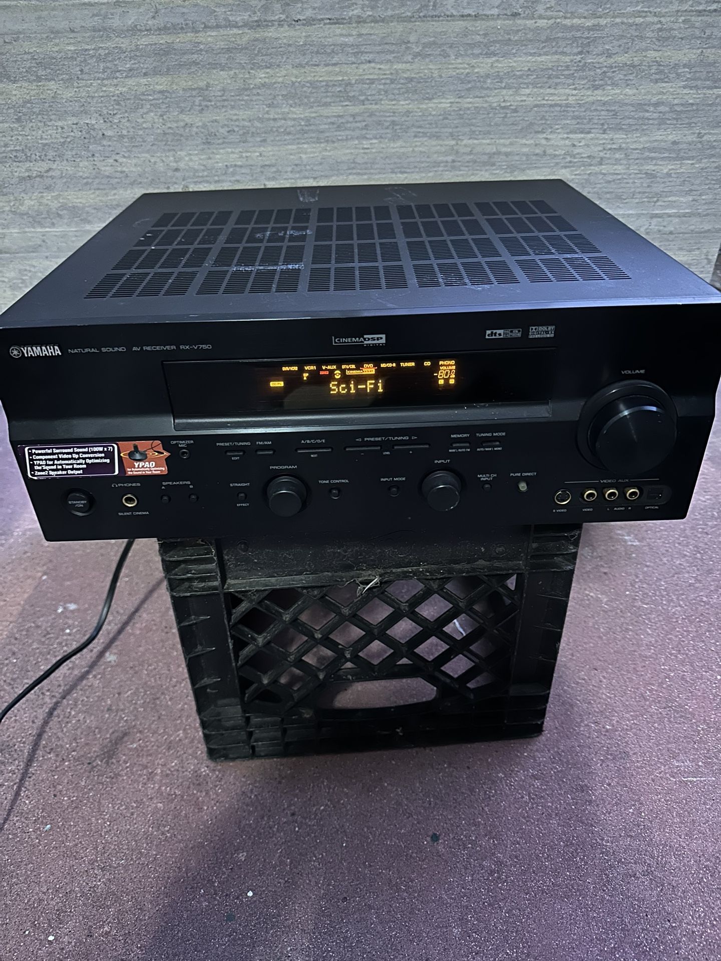 Yamaha RX V750 Home Theater Amplifier