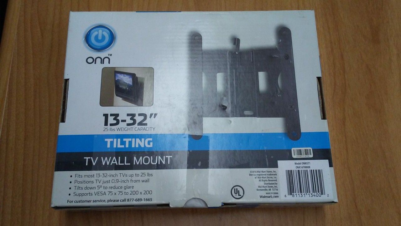 ONN Tilting TV Wall Mount 13-32"