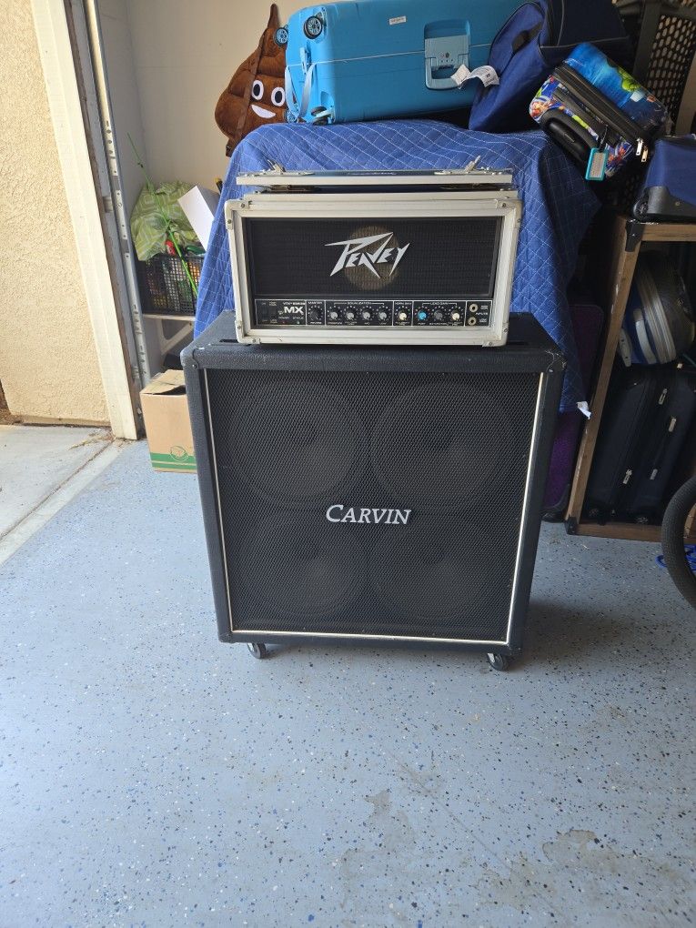 Peavy VTX Travel Head and Carvin 4x12 Cabinet