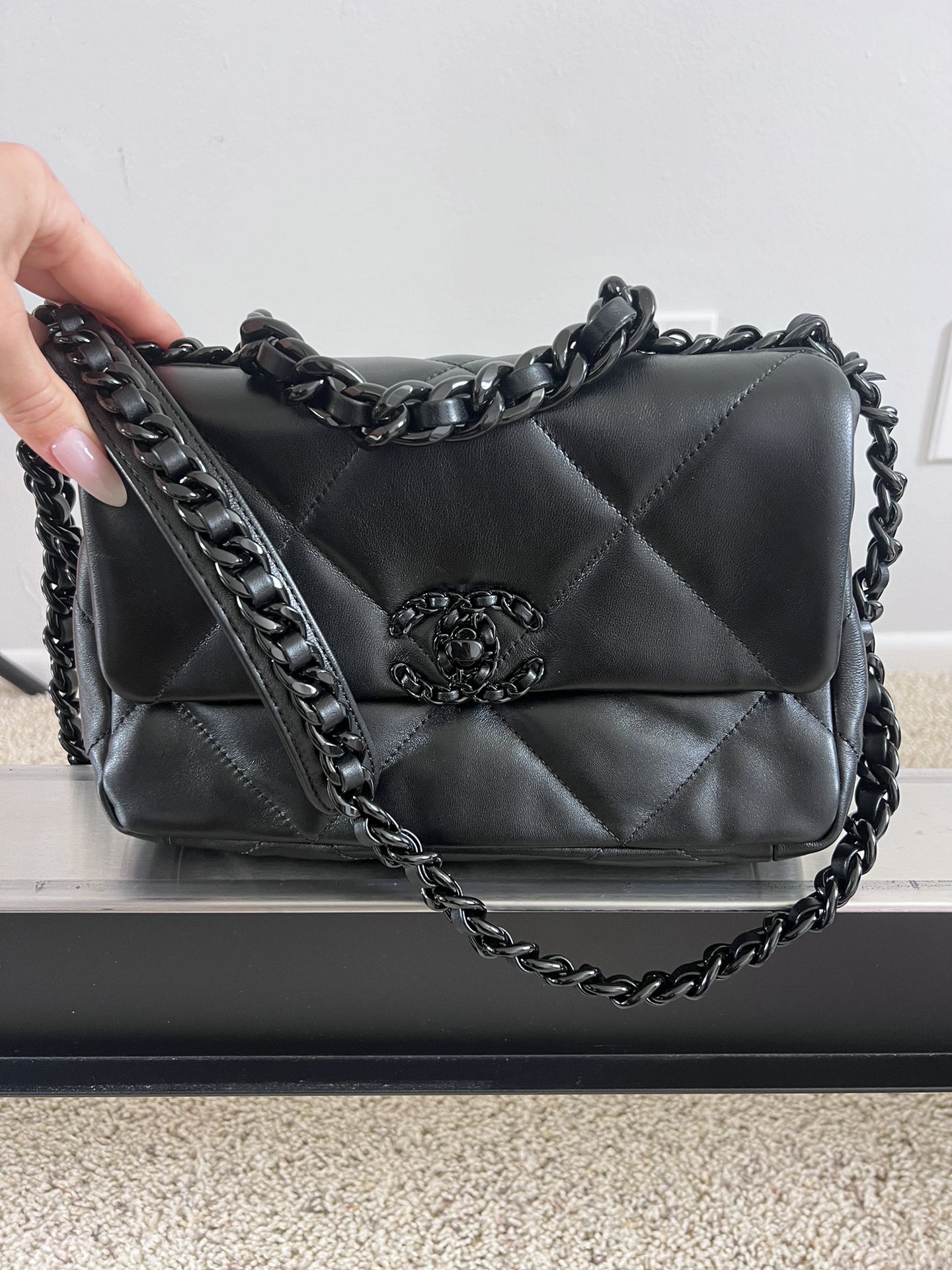Chanel Full Black 2024 Collection Flap Bag Never Used  