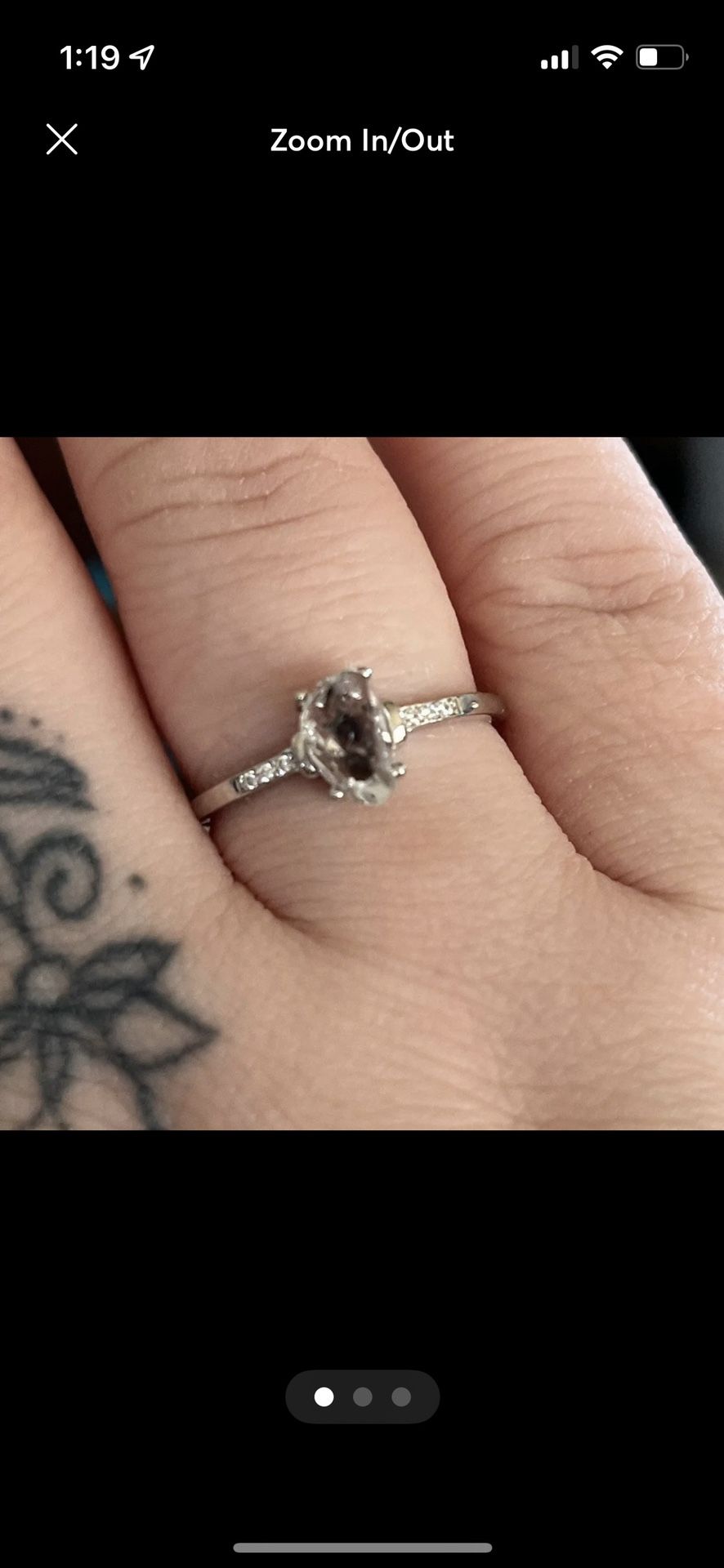 Herkimer Diamond Ring