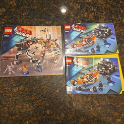LEGO Movie Manual Lot – MetalBeard’s Duel + Super Cycle Chase (Books 1 & 2)