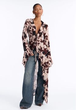 New cow print top (Small) size