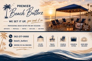 Beach set up! / Beach Butlerz / beach services