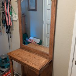 Solid Wood Hall Tree