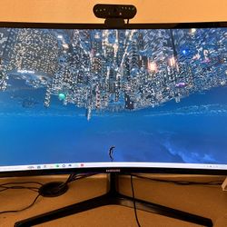 Samsung Curved 27’ 1080p Monitor 