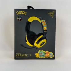 New Razer Kraken V4 X Wired Over-Ear Headphones Pokemon