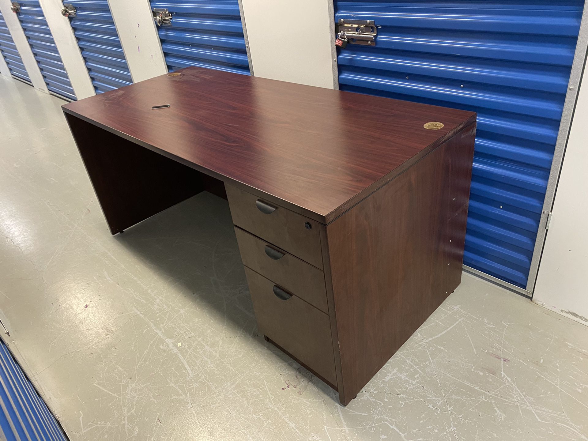 Wood cherry Desk L-shaped