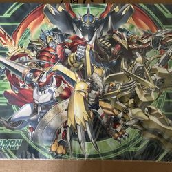 Digimon Protagonists TCG Playmat with Wargreymon Gallantmon Imperialdramon etc. Official