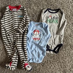 Baby Christmas Clothes Lot